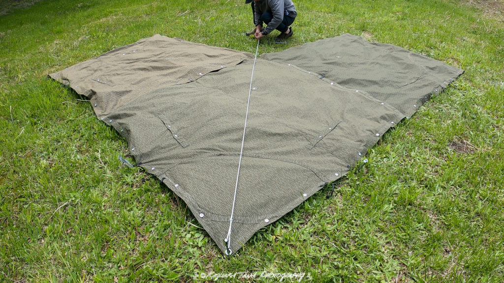 No.02 東ドイツ軍幕指南!!3枚ティピー+1枚タープ張りを大解説!!動画  